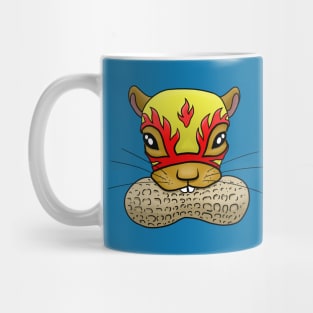 Luchador Squirrel Nut Biter Mug